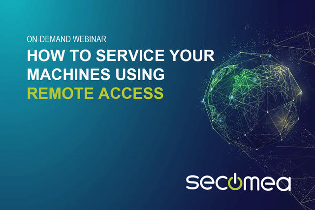 Learn how to utilize Secomea Remote Access to service your machines remotely and collect machine data for further analysis to increase overall efficiency and uptime.

